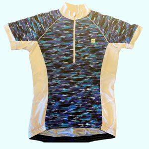 MEC Cycling/Riding Short Sleeve Jersey, Blue,  Size S - Brand New (no tags)
